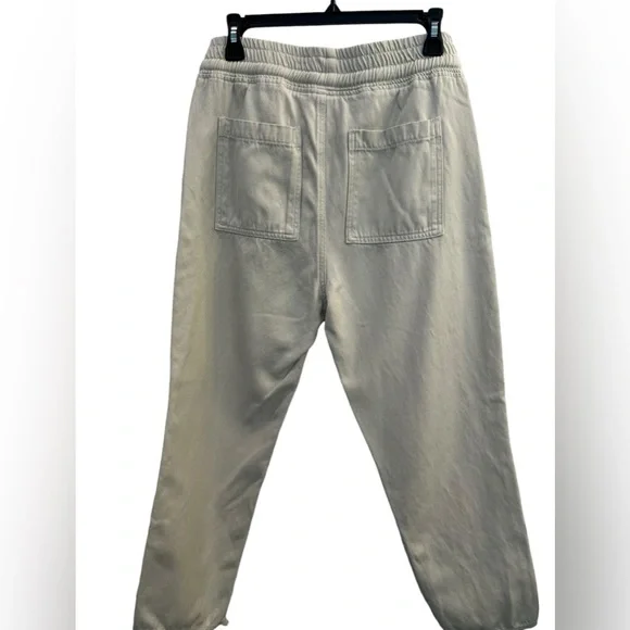 Kut From The Kloth Drawcord Cropped Pant Raw Hem Oversized Size S Boho Chic - Picture 6 of 8